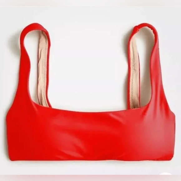 J. Crew Other - New - J.Crew Heritage Bikini Top Green Scoop Neck Swimsuit in 2XL